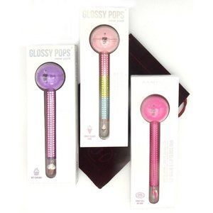 Glossy Pops Donut Cupcake Coney Island Cone Lip Balm Lip Gloss Duo Bag Lot Gift